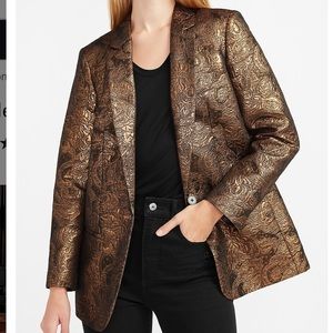 Express Jacquard Blazer NWT
